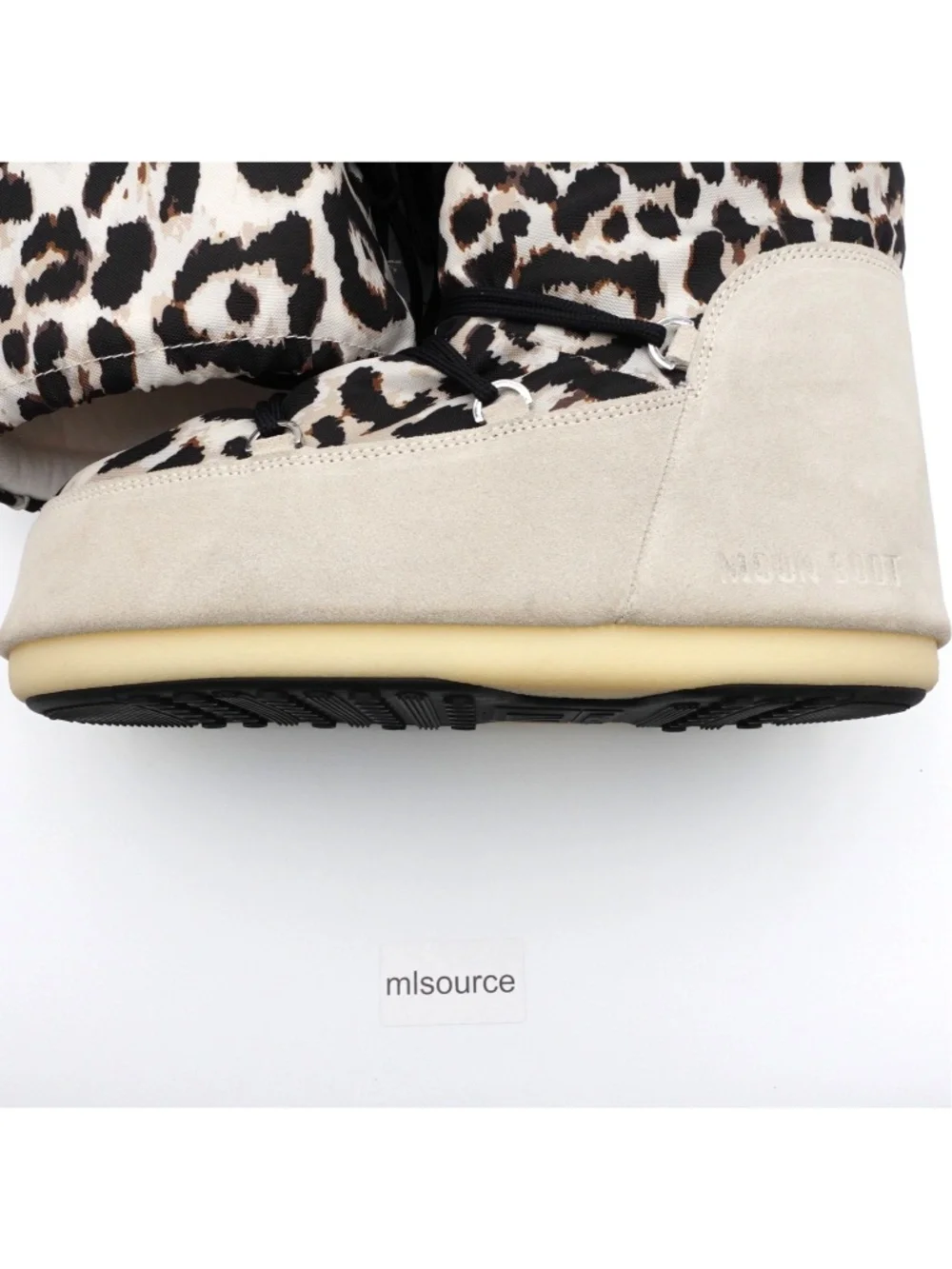 NEW Moon Boot Icon Suede Snow Boots 80D1403190-V020 Leopard